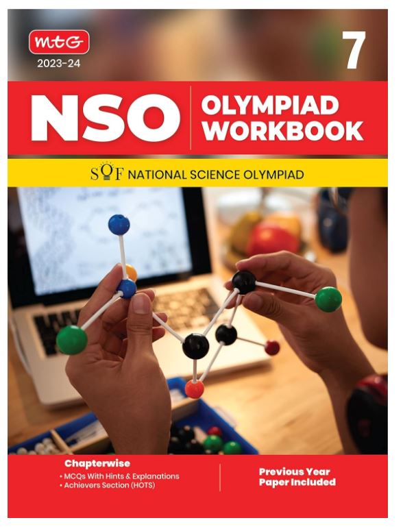 MTG National Science Olympiad (NSO) Workbook for Class 7 - Quick Recap, MCQs, Previous Years Solved Paper and Achievers Section - SOF Olympiad Preparation Books For 2023-2024 Exam